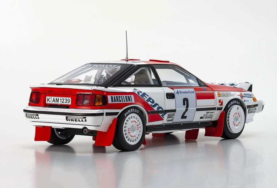 Kyosho Toyota Celica GT-Four #2 - Sainz/Moya - 2nd Montecarlo 1990 1/18. 08961B - Imagen 2 de 4