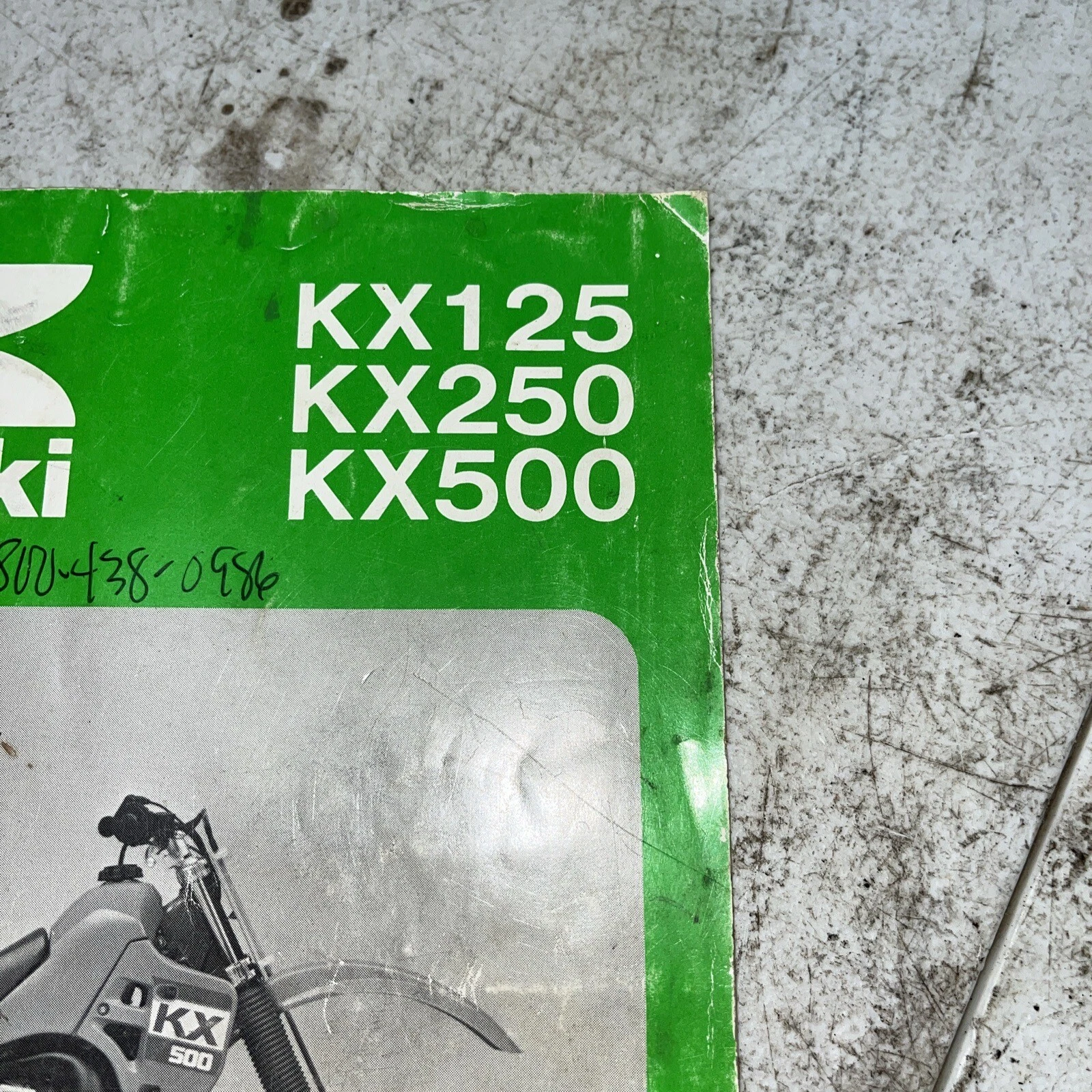 1988 Kawasaki KX125/250/500 Factory Service Manual 99924-1101-01