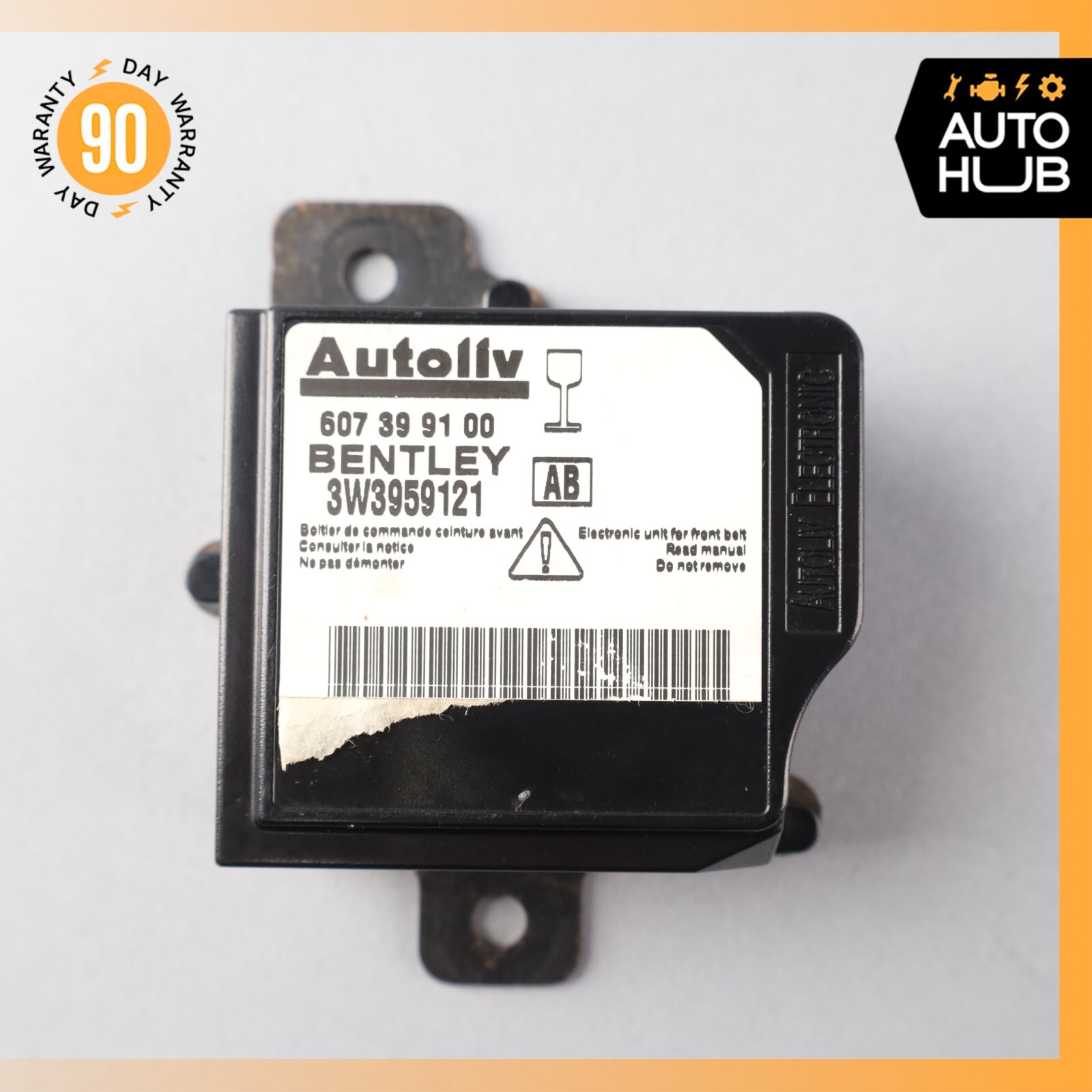 03-10 Bentley Continental GTC GT Safety Bag Sensor SRS Control Module OEM 62k