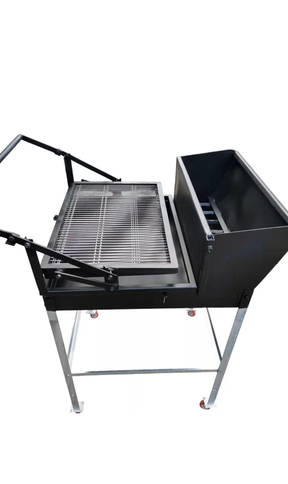 Barbecue Griglia Girevole Acciaio Inox - Immagine 3 di 3