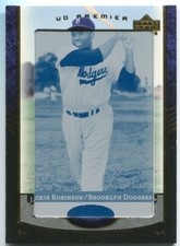 Jackie Robinson 2007 UD Premier Cyan Printing Plate SSP RARE #d 1/1 One of One