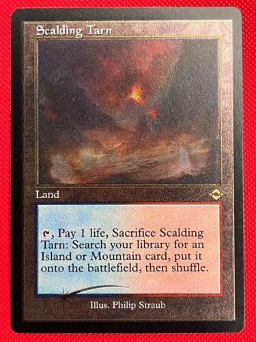 MTG Foil Etched 1X Scalding Tarn X1 (Retro Frame) Modern Horizons 2 Magic - NM