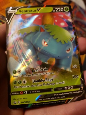 2021 Venusaur V Pokemon Card! Hard to find! Great condition!! | eBay 2021 Venusaur V Pokemon Card! Hard to find! Great condition!! | eBay
