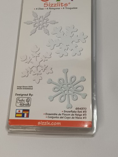 New Sizzix Sizzlits Die Sets Vintage Emily Humble Various Toys Flower Alphabet - Picture 13 of 27