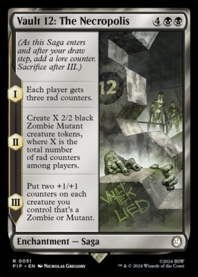 MTG Fallout R Vault 12: The Necropolis #0051