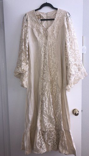 VTG 70’s GUNNE SAX gorgeous prairie off white crea