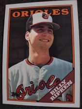 1988 Topps Billy Ripken Rookie Baltimore Orioles #352 Baseball Card. rookie card picture