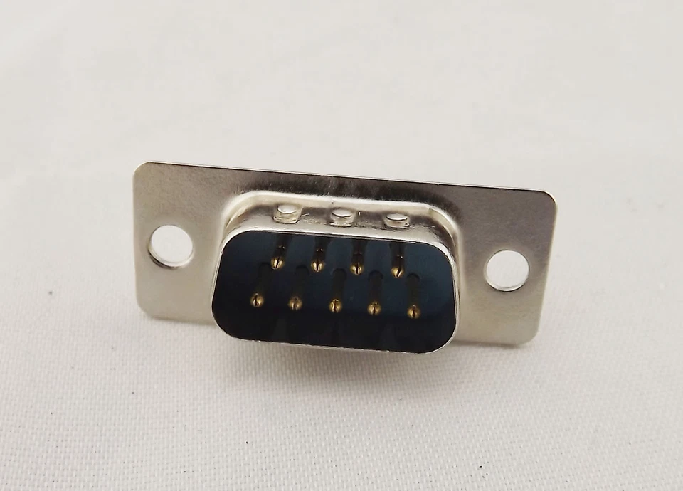 50x D-SUB DB9 9 Pin Male Plug PCB RS232 Serial Solder Connector Socket PC Use - Image 3 of 4