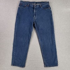 Vintage Levi's 550 Relaxed Fit 42x32 Blue Jeans Quality Heavy Denim Old School