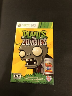 plants vs zombies xbox 360 Manual Only | eBay