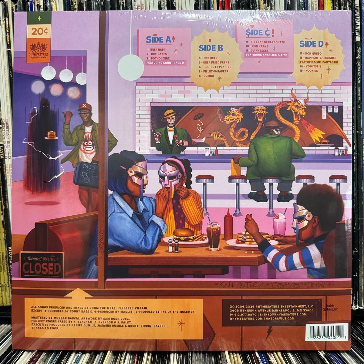 MF DOOM - MM..FOOD (20TH ANNIVERSARY SWEET TART VINYL 2LP) 2004