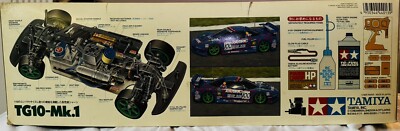 【当時物】RAYBRIC NSX TG10-MK.1 Partial Built Tamiya 1/10 R/C TG10-Mk.1 w/Engine Gas Racing