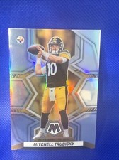 Mitchell Trubisky 2022 Panini Mosiac Football Silver Prizm Card # 162