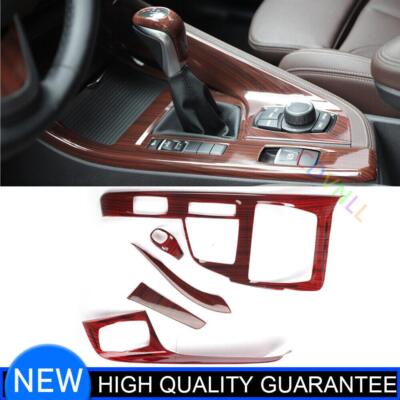 Fit For BMW X1 2016-2021 Wood Grain Inner Central Console Gear Shift Panel Decor
