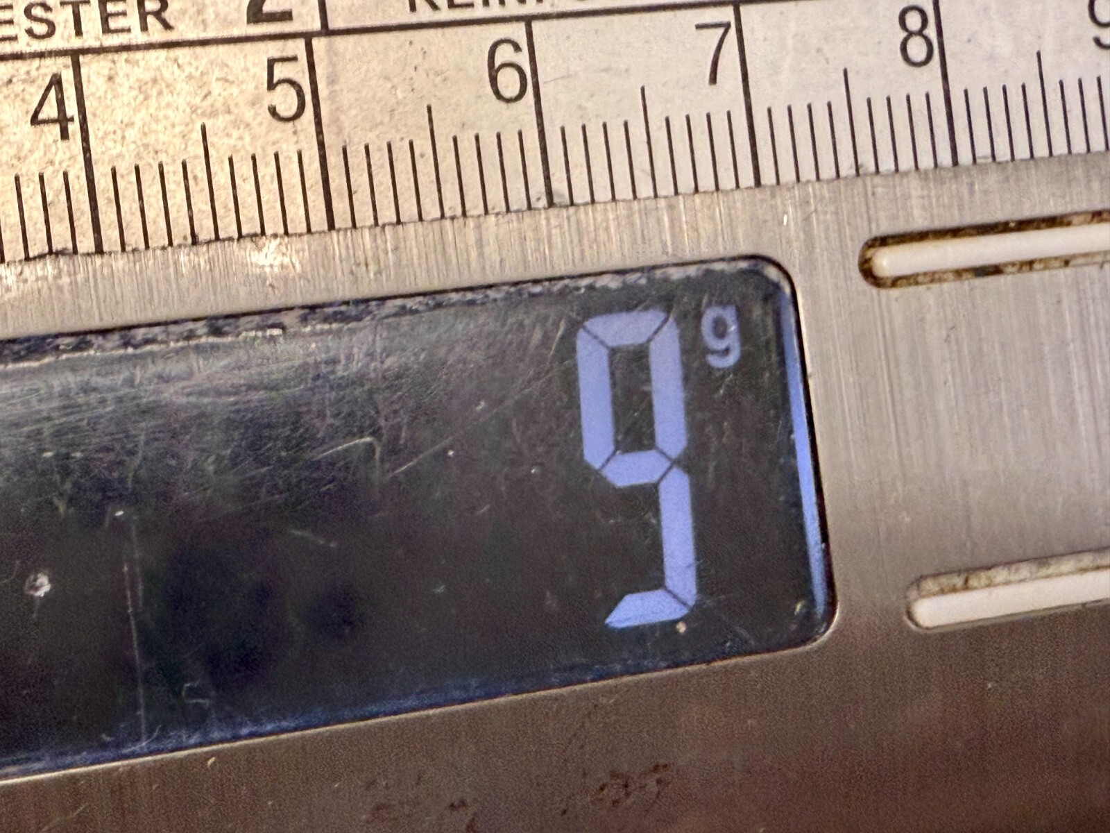 Antique Art Deco Abstract Pattern Solid Brass Vin… - image 8