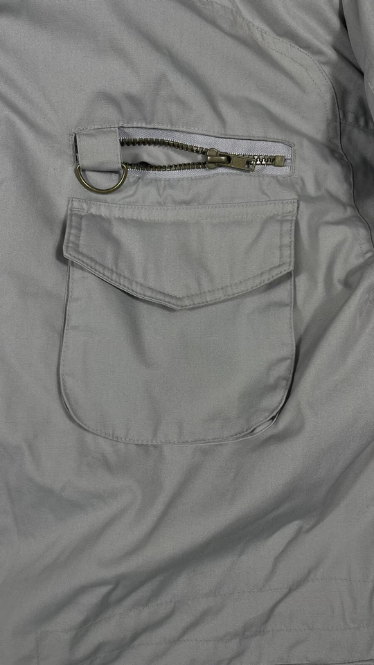 Abrigo Bert Pulitzer Bronceado A Presión y Cremallera Chaqueta de Invierno Pesada Talla Grande EE. UU. Para Hombre. Foto 4 de 4