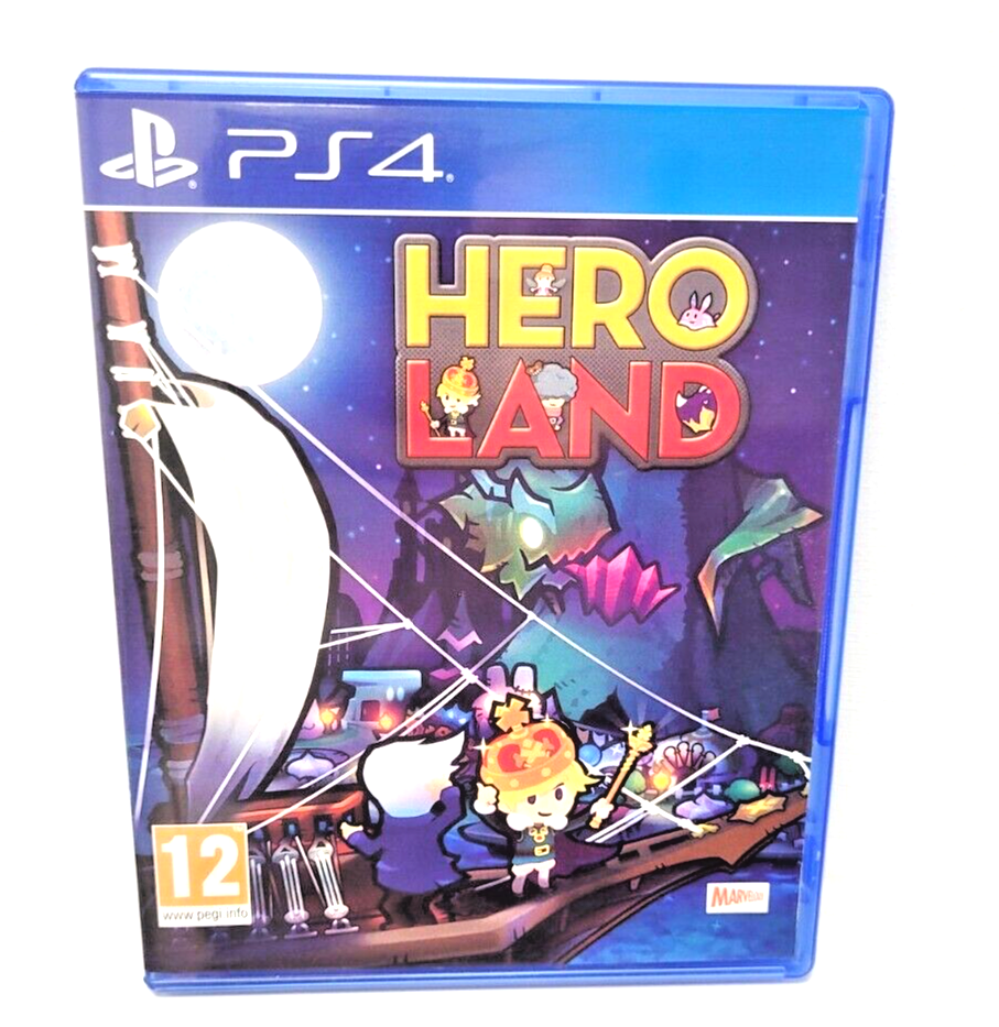 Hero Land Playstation 4 PS4 Excellent Condition PS5 Compatible Works Worldwide