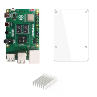 Walnut Pi 1B Development Board with Acrylic Baseboard and Dissipation Module SZ