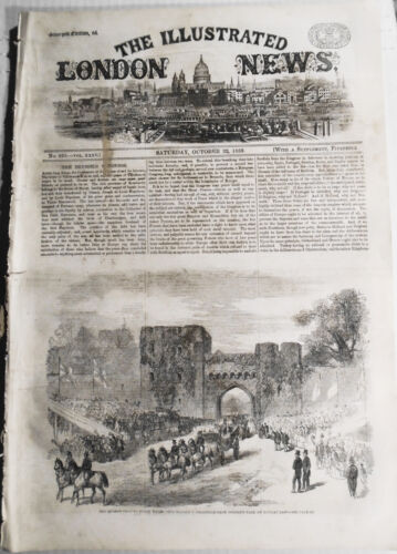 The Illustrated London News, October 22, 1859. Great Eastern; Glasgow Waterworks - Picture 1 of 20