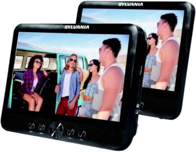 Sylvania 10.1'' Dual-Screen Portable DVD Player (Recertified)