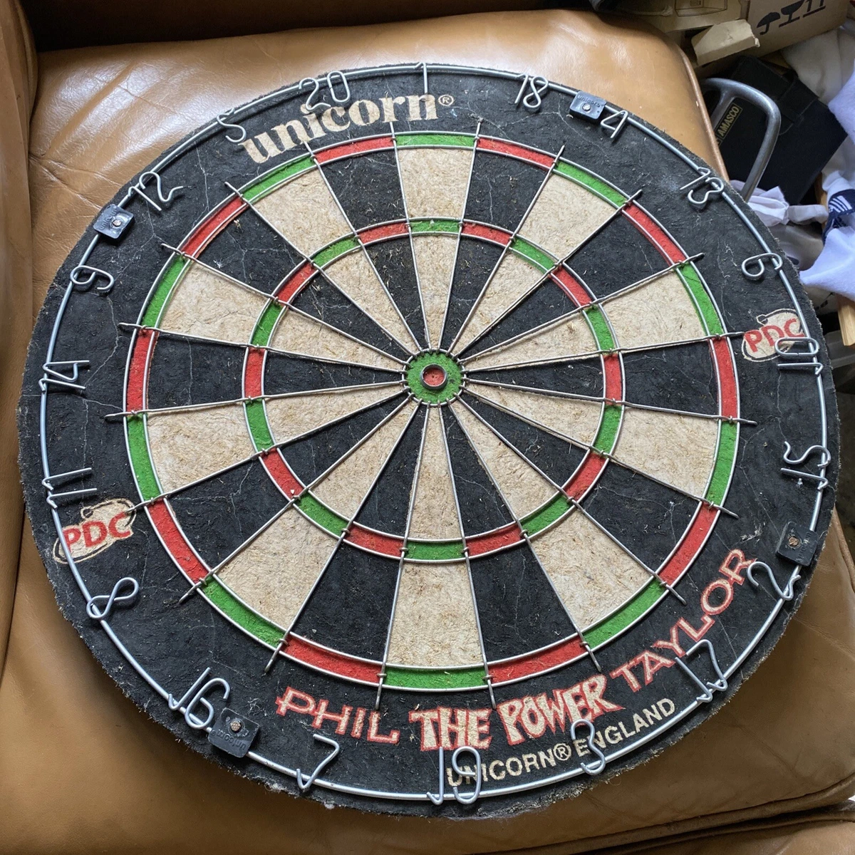 Unicorn Phil Taylor Dart Board And Darts Matttroy