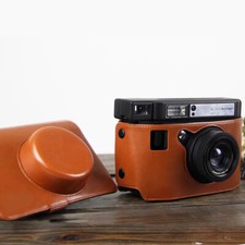 Camera Retro Leather Bag Protective Case PI for Lomo'Instant Wide Gift Limited