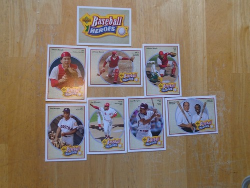 Bench & Morgan Baseball Heroes (8) Cards 7 Cards & Header - Picture 3 of 3