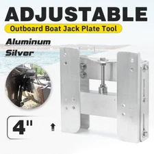 Adjustable 4'' Outboard Aluminum Jack Plate Tool 150 hp For Boat Steering System