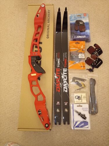 Decut Basha Olympic Recurve Bow Setup Great For Target Or Barebow Archery RH - Picture 3 of 7