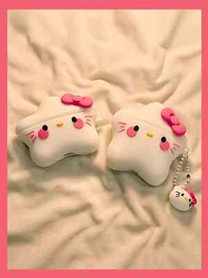 Sanrio Cute Kitty Silicone Earphone Case with Pendant for AirPod