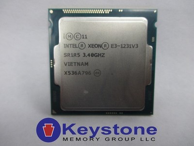 Intel Xeon E3-1231 v3 SR1R5 3.4GHz Quad Core LGA 1150 CPU Processor *km