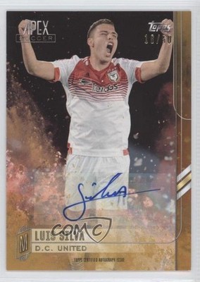 2015 Topps Apex Gold Auto 16/50 Luis Silva #19 Auto 0a2