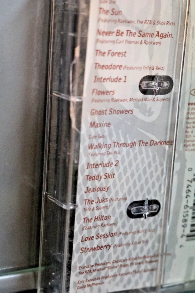 Ghostface Killah Bulletproof Wallets Cassette feat Raekwon Sealed w/hype sticker - Image 2 of 3