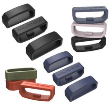 Silicone Watch Strap Band Loop Hoop Retainer Buckle Holder Ring Keeper