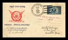 Dr Jim Stamps 16c Airmail Special Delivery 1934 First Day Issue Cachet Cover