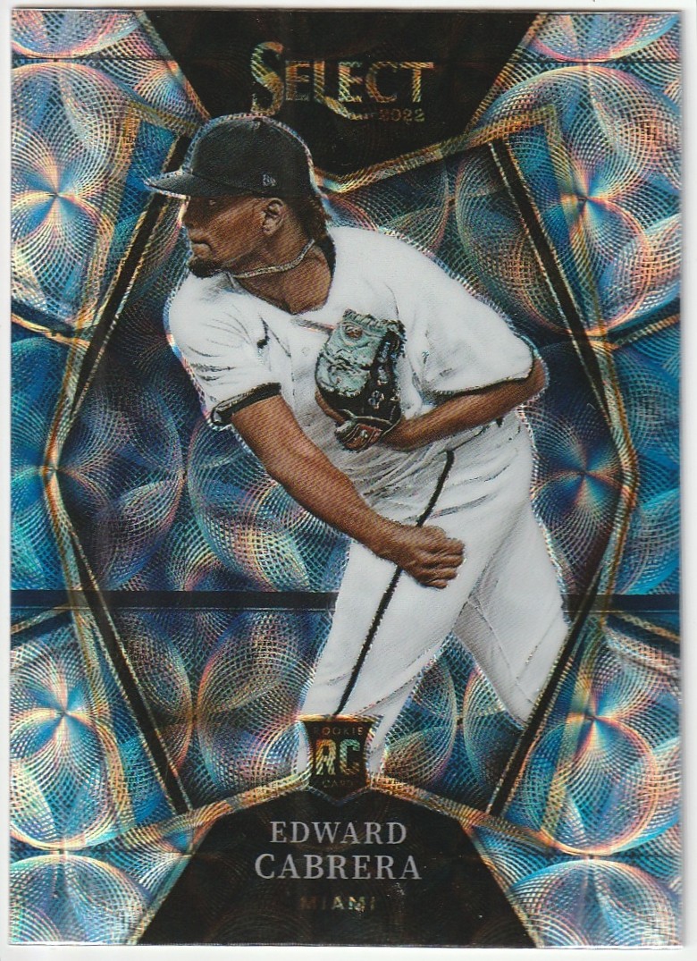 Edward Cabrera 2022 Panini Select #110Scope Miami Marlins Rookie