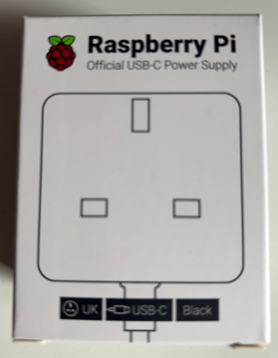 Raspberry Pi 4 Model B Official PSU, USB-C, 5.1V, 3A, UK Plug, Black - Image 2