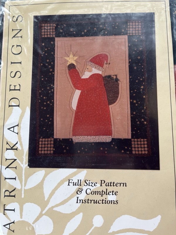 Santa Wallhanging or Quilt Kit by Katrina Designs