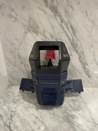 Vintage 1986 GI Joe Cobra Terror Drome Main Turret Base w/o Gun Cannon, Caps