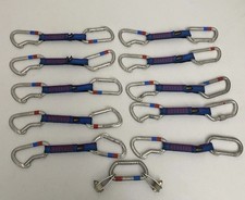 22 Vintage Climbing Carabiners Omegalite Blac...