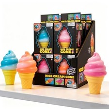 NeeDoh NICE CREAM CONE Ice Cream Squishy Toy 2026 NEE DOH Stress Ball US