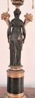 FREE SHIPPING!! Early 20th Century Bronze Figural Lamp. Rewired. — photo 7