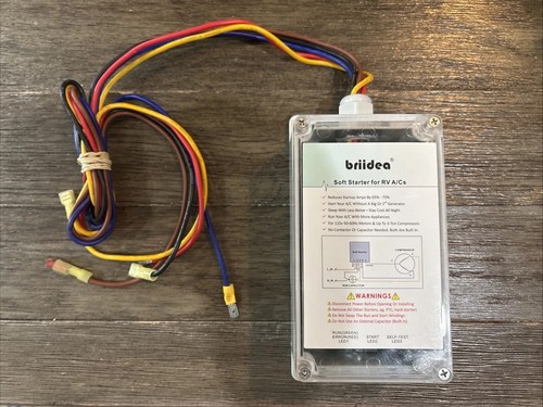 Briidea Soft Starter Enables Easy Start A/C & Appliances on RV Power Unit Only