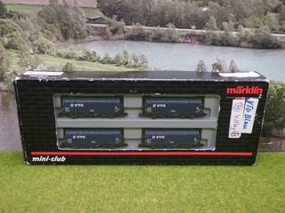 Märklin MiniClub 86355 Z gauge sliding plan car set in original packaging (LP) S0904