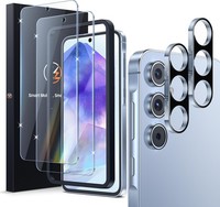 Schutzglas Samsung Galaxy A55 5G Folie 9H HäRte Anti-Kratzer Kameraschutz 2