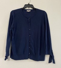 Loft Outlet Women Light Sweater Long Sleeve Size Large Blue