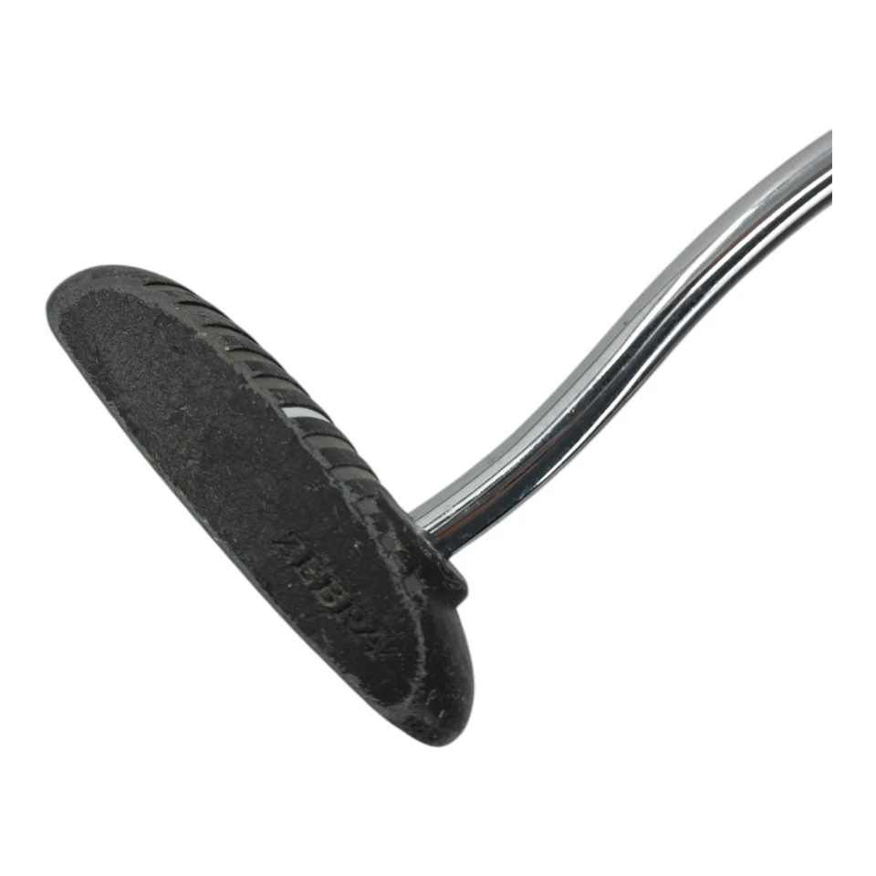 Putter Ram Zebra Face equilibrado diestro con eje de acero cebra y agarre original 35" Foto 2 de 4