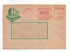 DDR Brief Absenderfreistempel Leipzig 2.8.54 HO Warenhaus