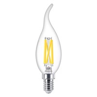 Philips 40W BA35 E14 Led-Filament-Kerzenlampe Transparent