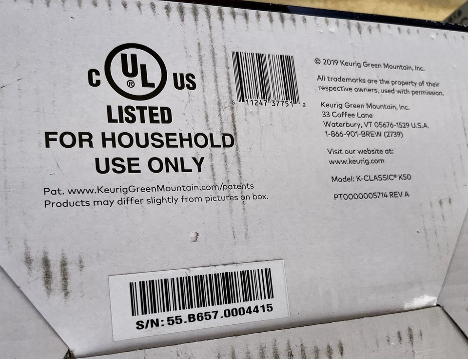 Keurig K50 Classic Single-Serve K-Cup Pod Coffee Maker - Patriot Blue - Image 3 of 3